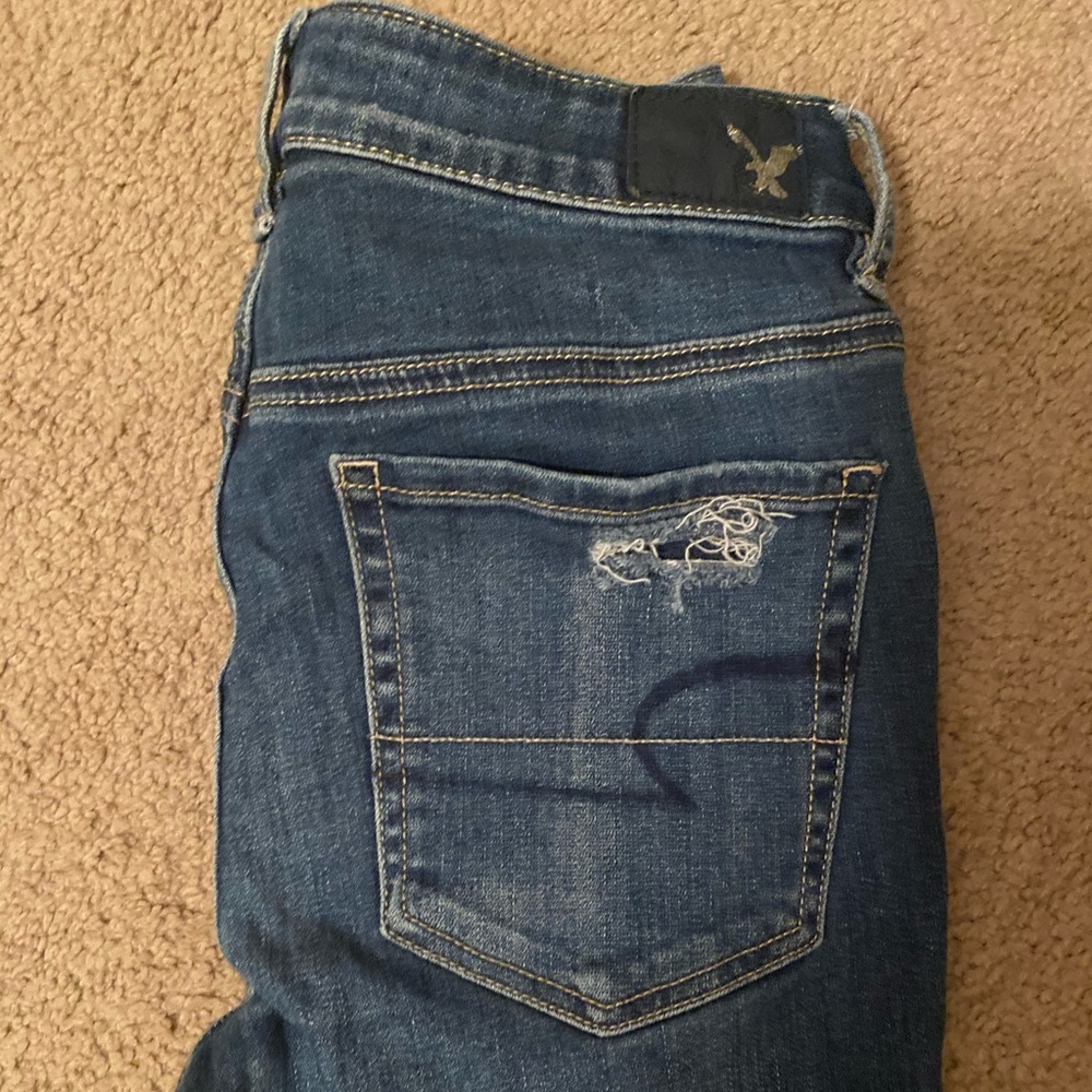 American Eagle, size 6 regular, high rise skinny